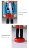 13CM Drumming Nutcracker Soldier Christmas Ornament