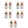10Pcs Copper-gold Plated Speaker Terminal Binding Post Banana Jack Connector Socket  Audio Systems