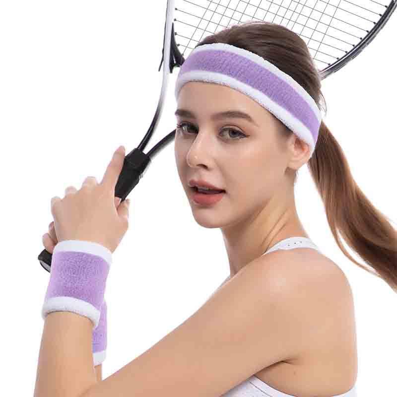 Badminton And Tennis Wristbands Moisture-Absorbing And Anti-Sweating Wrist Protectors Headscarves For Protecting The Wrists