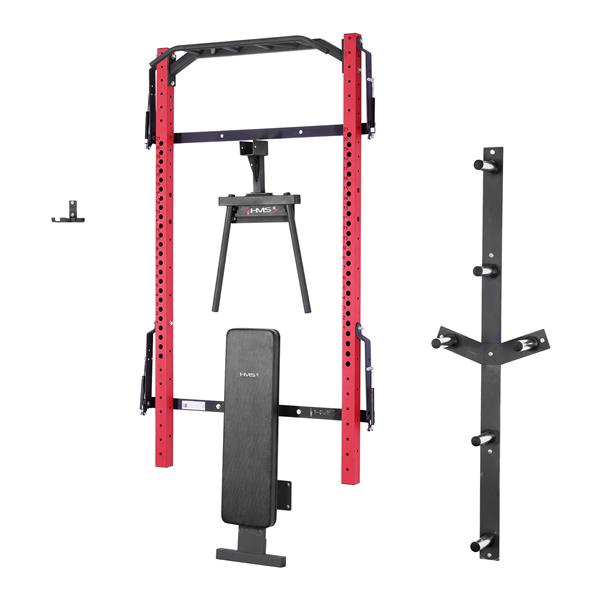 Cage d'entraînement pliable multifonctionnelle Klt22 Rouge Hms