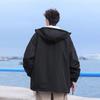 VUUG Herren Wendejacke im koreanischen Stil mit Wattierung