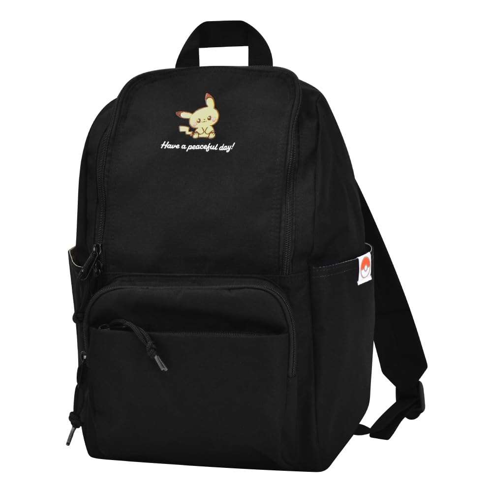 

Marimo Craft Poke Piece Pokemon Квадратный рюкзак на молнии Черный Ш27 x В37 x Г13см PKP-049