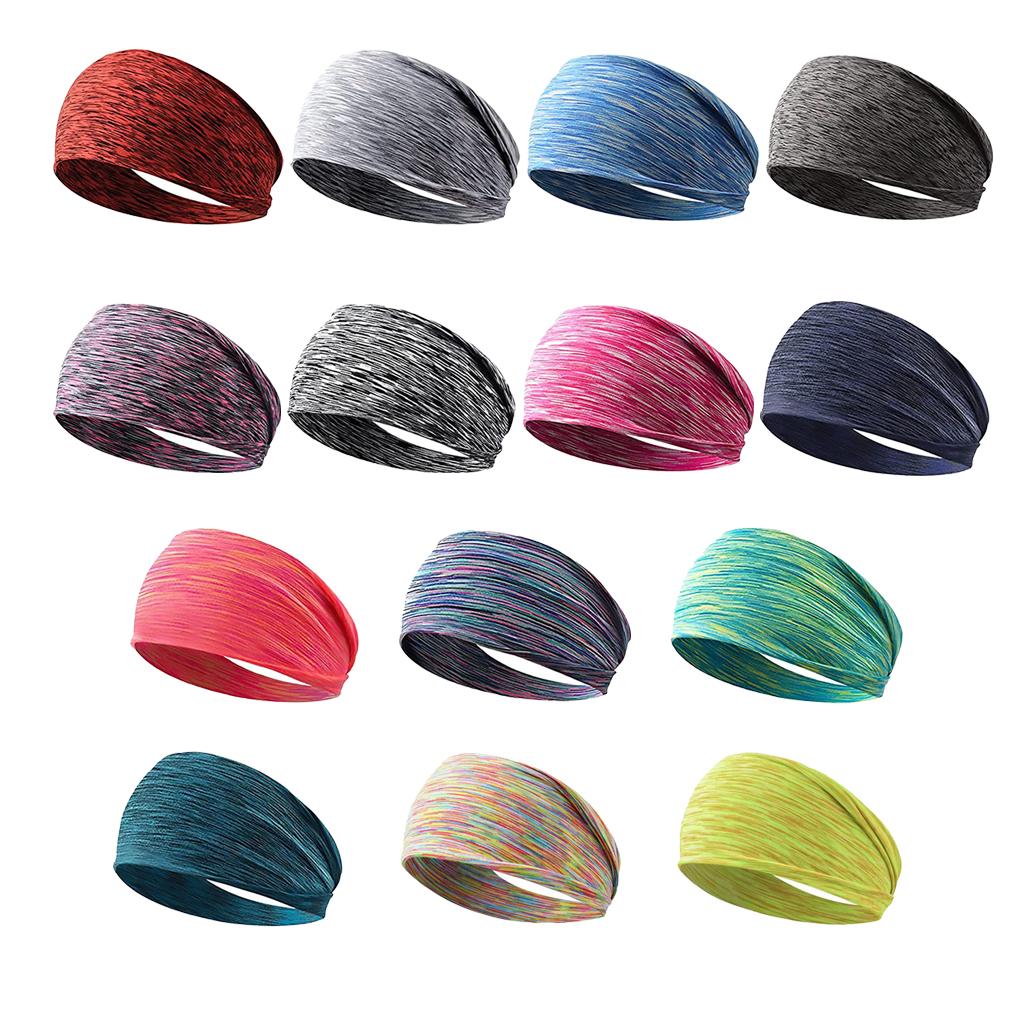 Elastic Yoga Headband Sport Sweatband Women Men Running Hair Band Workout Turban Outdoor Gym Fitness Bandage for