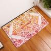 Premium Quality 3d Flowers Printed Anti-slip Rugs For Elegant Home Decor