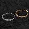 Fashion Hip Hop Jewelry Geometric 3*5mm Rectangular Zircon Tennis Bracelet Baguette CZ Tennis Bracelet for Women and Men