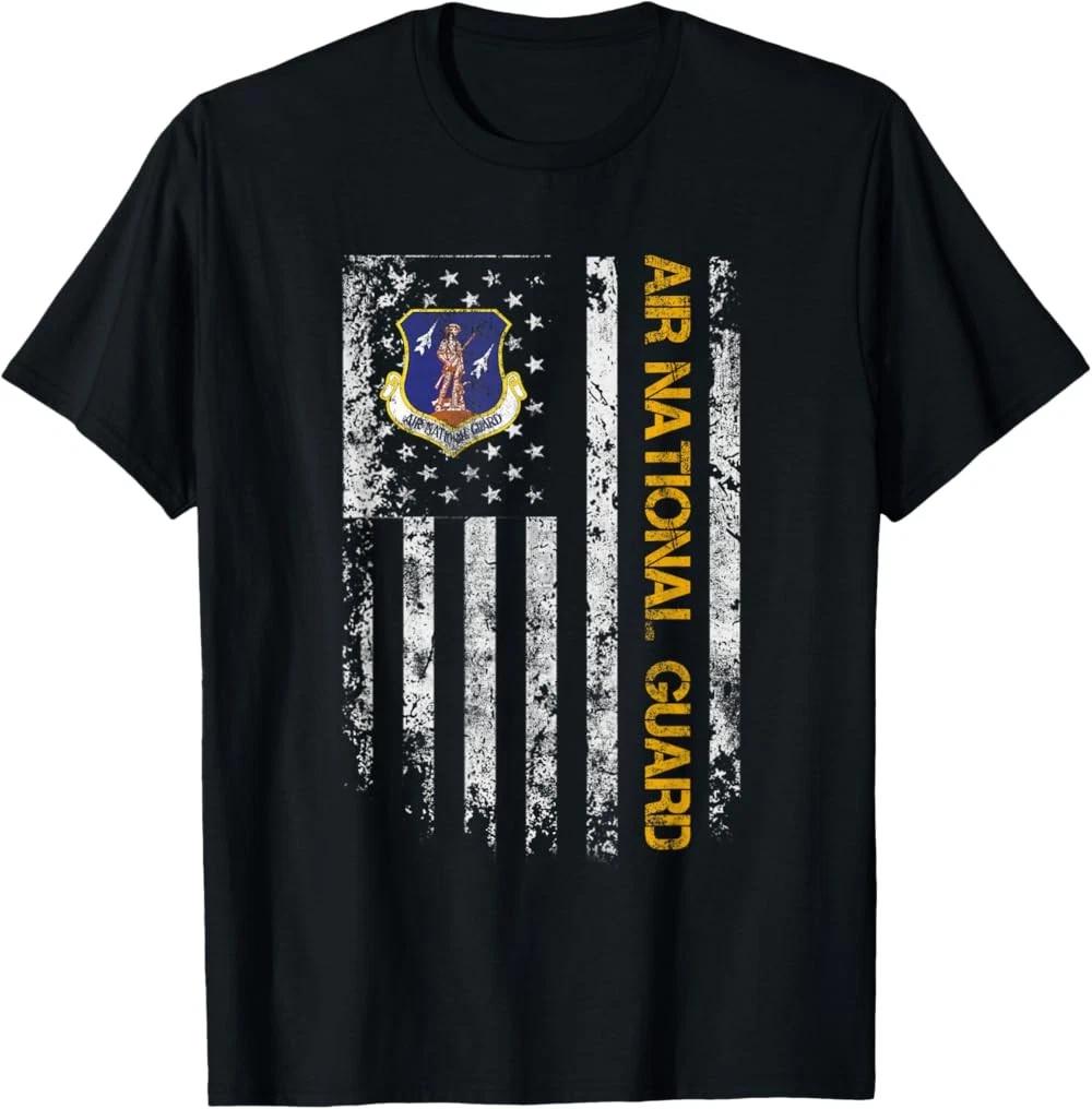 U.S Army Air National Guard Veteran Retired Military Vintage T-Shirt M