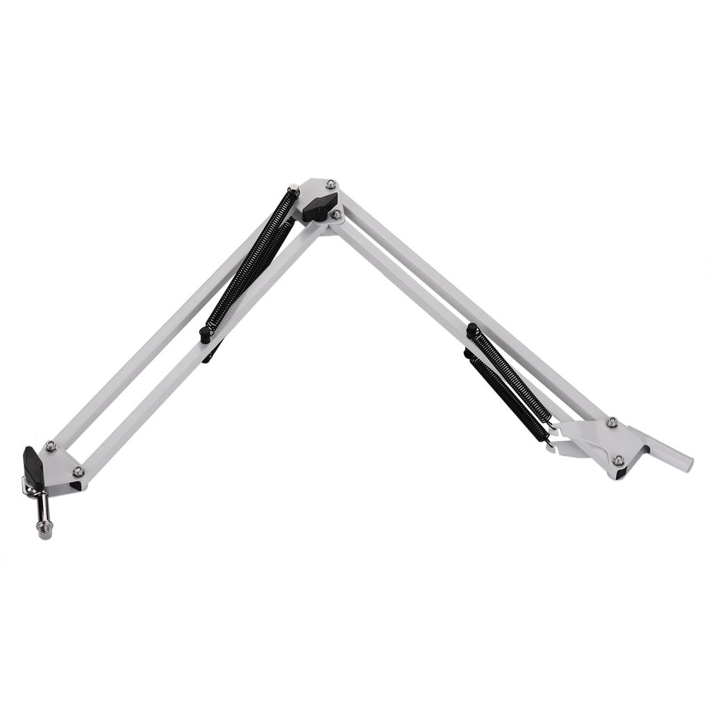 Microphone Stand Holder Table Lazy Bracket with Extendable Arm Microphone Clip