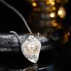 Design Originale Personalità Esagerata Anello in Argento Sterling S925 Perla Naturale Donna Texture di Nicchia Senso High-End Lusso Leggero