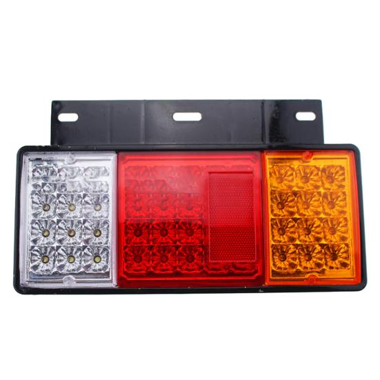 2ks 12V/24V vodotěsné LED univerzální zadní světla pro nákladní automobily a obytné vozy, směrová světla