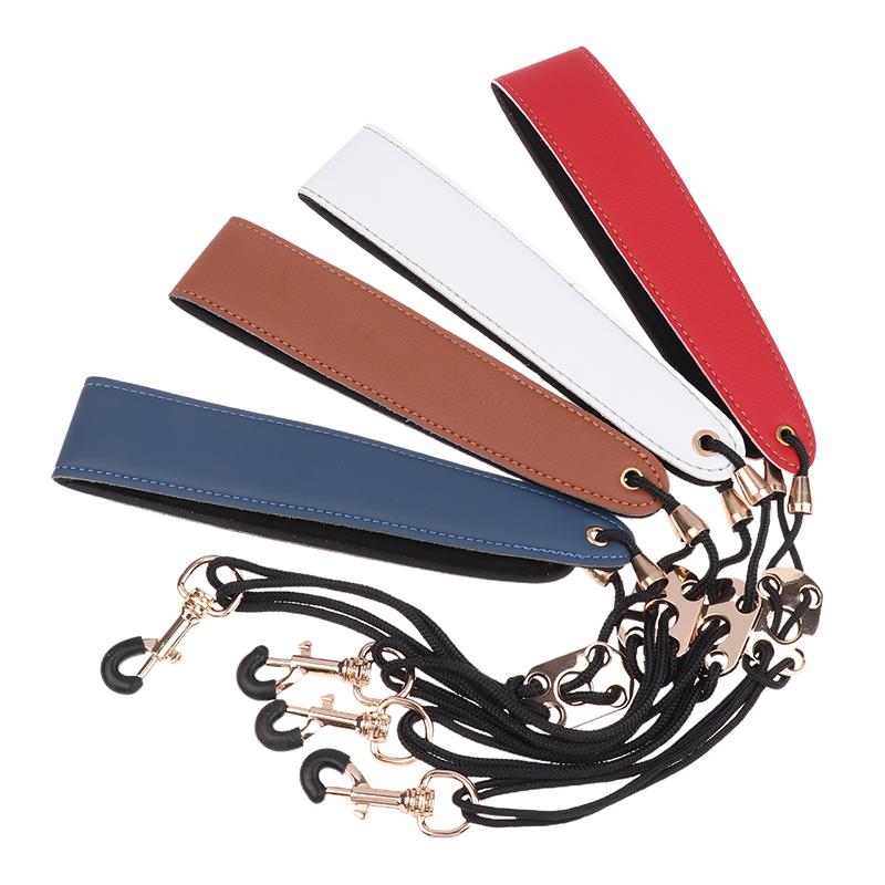 Saxophone Strap Neck Leather Strap Saxophone Lanyard For Adult Children Soprano Tenor Alto Baritone Sax Musical Instrument