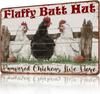 Chicken Coop Metal Sign Accessories Funny For Home Decor Kitchen Decoration Wall Art Farm Farmhouse Vintage In
