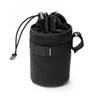 FAIRWEATHER Stem Bag Front Pouch Bicycle Bag Drink Holder Waterproof Handlebar Bag Bikepacking Compatible (Black)