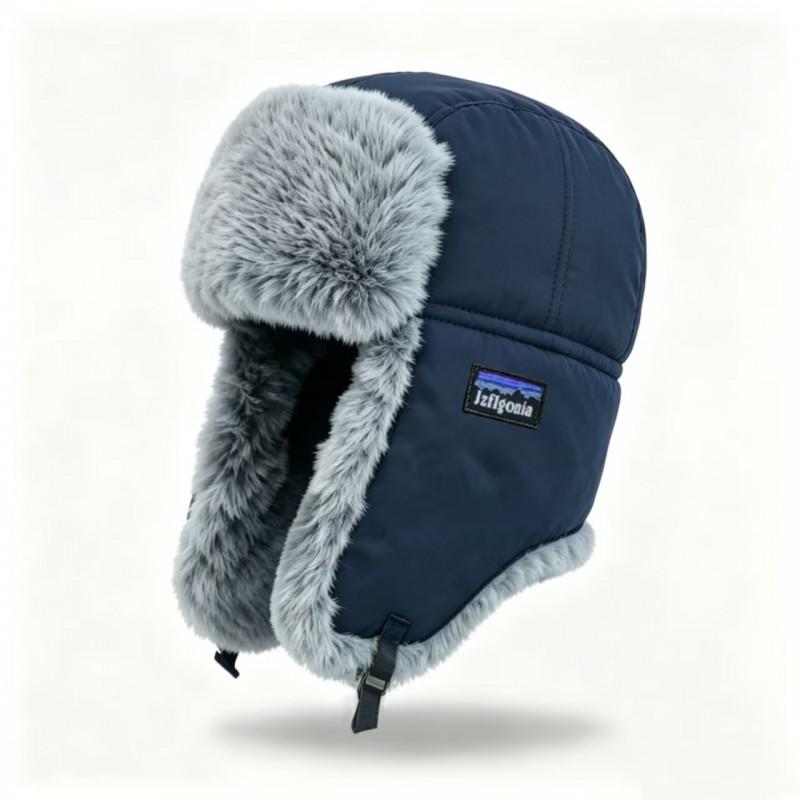 Warm Winter Fleece Lined Ear Protection Hat Windproof Waterproof Cycling Cap Men Women Outdoor Use