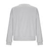 Women's Solid Color Pearl Bow Long Sleeved Top Sweatshirt
