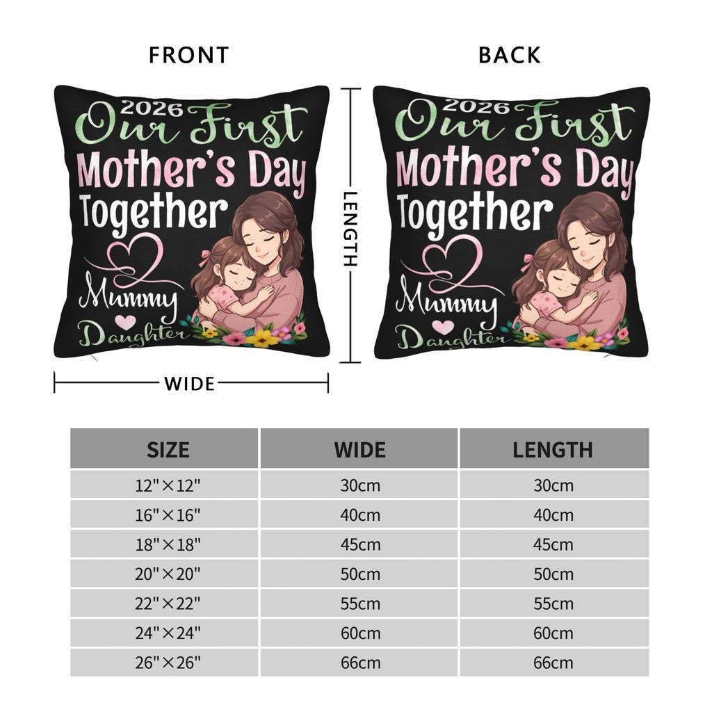 Happy Mother'S Day Pillow Cover Merch Printing Cushion Cover Gift Throw Pillow Case Cover Living Room Multi-Size