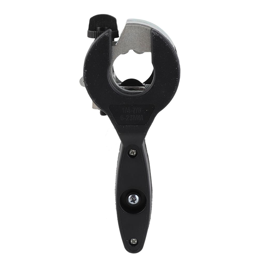 Ratcheting Pipe Cutter Flexible Ratcheting Tubing Cutter Adjustable Knob Comfortable Grip for Cutting Copper PVC Metal Pipes
