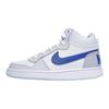 Court Borough Leather Comfortable Versatile Non-Slip Shock Absorbing Durable Mid-Top Kids Sneakers Kids Sneakers White Blue FB7177-141