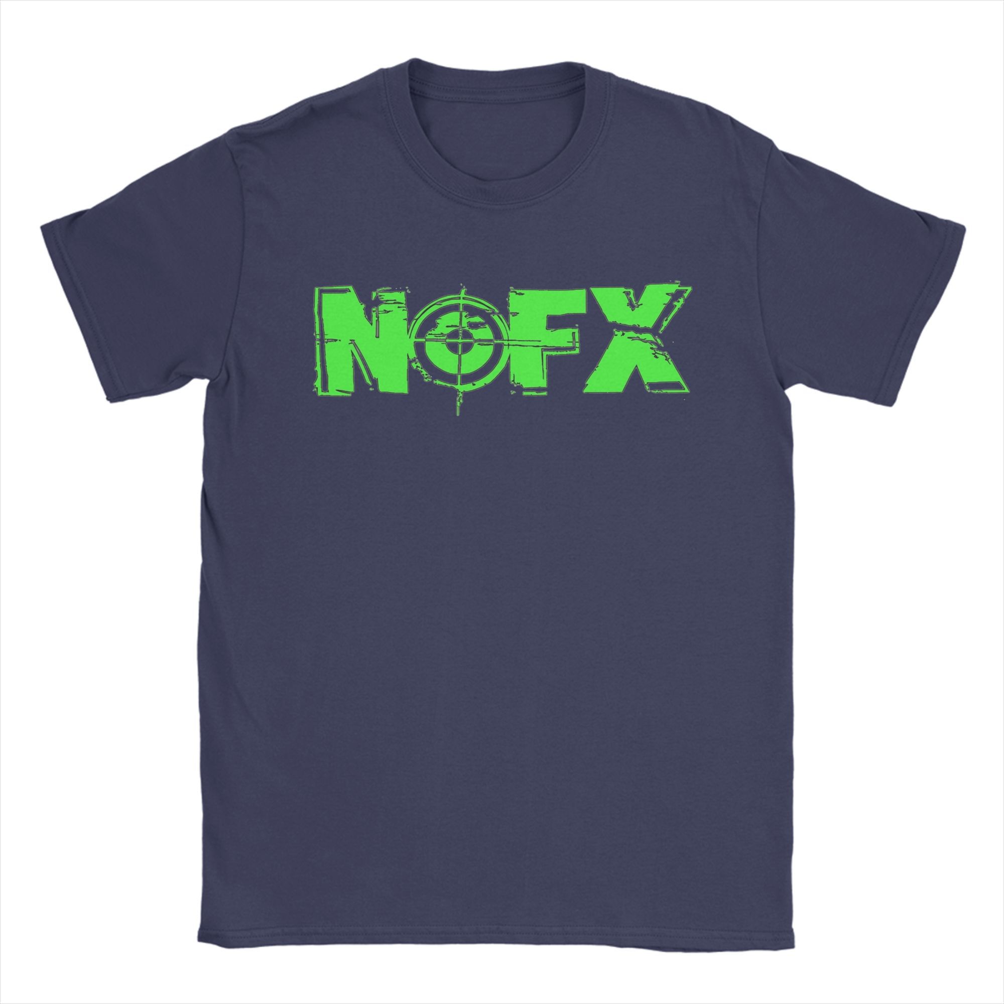 

Cool NOFX Logo Band T-Shirt Men O Neck Cotton T Shirt Short Sleeve Tees Gift Idea Clothing XL