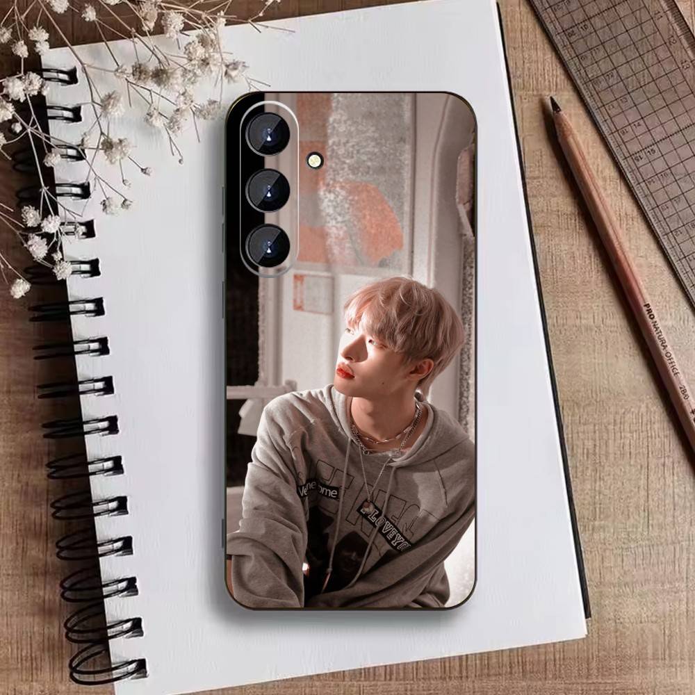 Hot O-ATEEZ Kpop Phone Case For Samsung Galaxy A73,21,22,32,71,53,52,51,80,5G Soft Black Cover Samsung a21