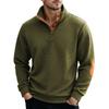 Men's Knit Long Sleeve Crewneck Sweatshirt for Casual Daily Wear