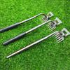 Multifunctional Garden Rake Manganese Steel Hand Weeder Rake Agricultural Weed Puller Shovel Grass Rooting Soil Loosening Tool