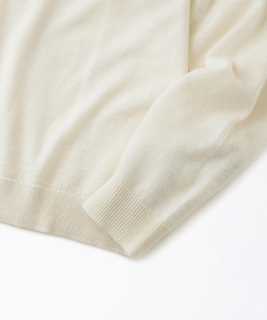 OUTSTANDING Mighty Tiger Wool Crew Neck Knit_Ivory