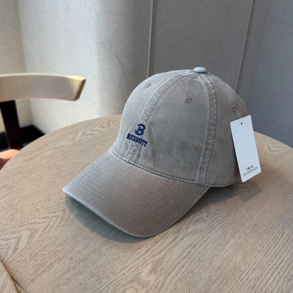 Designer original Sen Li deep top big head baseball cap men and women simple and versatile face small sunscreen cap