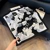 New silk scarf women's fashion versatile high-end small square scarf Korean version neck protection scarf spring and autumn retro scarf binding bag