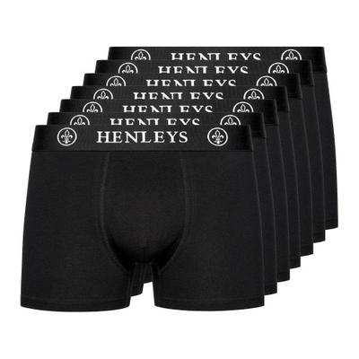 Henleys Mens McBlacken Boxer Shorts (Pack of 7)