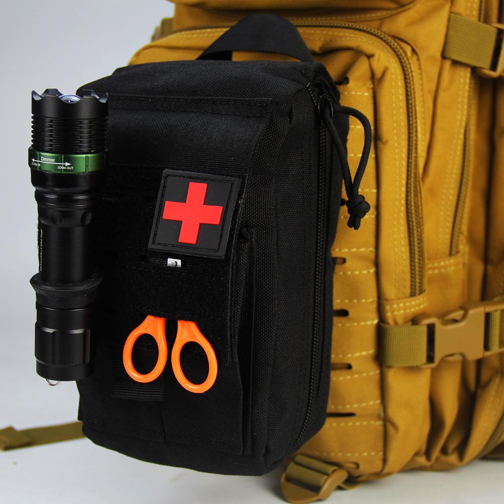 ערכת עזרה ראשונה תיק רפואי EDC פאוץ חירום קמפינג הישרדות חבילת כלי תיקי פנס חיצוני פנס חוסם עורקים