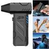 13000RPM Jet Dry Mini Blower Rechargeable Powerful Air Blower Multifunctional Wireless Dust Blower 3 Speeds for Outdoor Camping