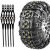 Universal Self-Tightening Snow Chains for Cars SUVs and Trucks Enhanced Traction for Ice and Snow Easy Installation