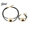 Jewelry Collection 2Pcs/Set Necklace Bracelet Set Sparkling Rhinestones Inlaid Women