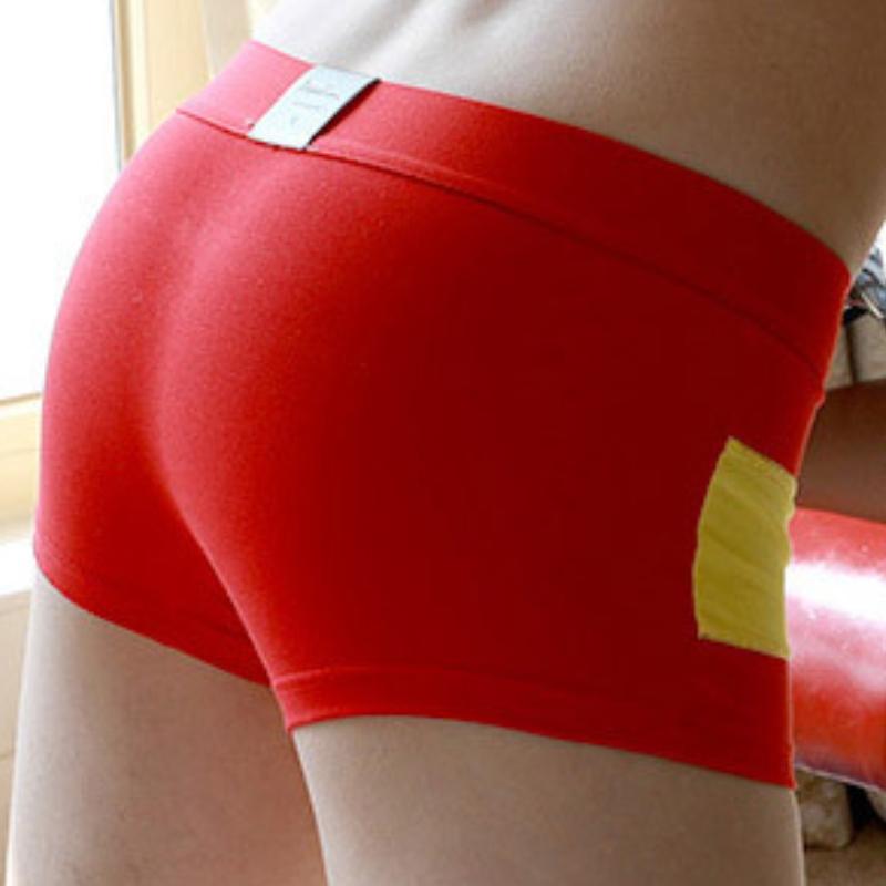 Men's Sexy Underwear Boxer Shorts Pure Cotton Fashion Cartoon Shorts  Year Breathable Aro Pants Youth Bottom Underpants