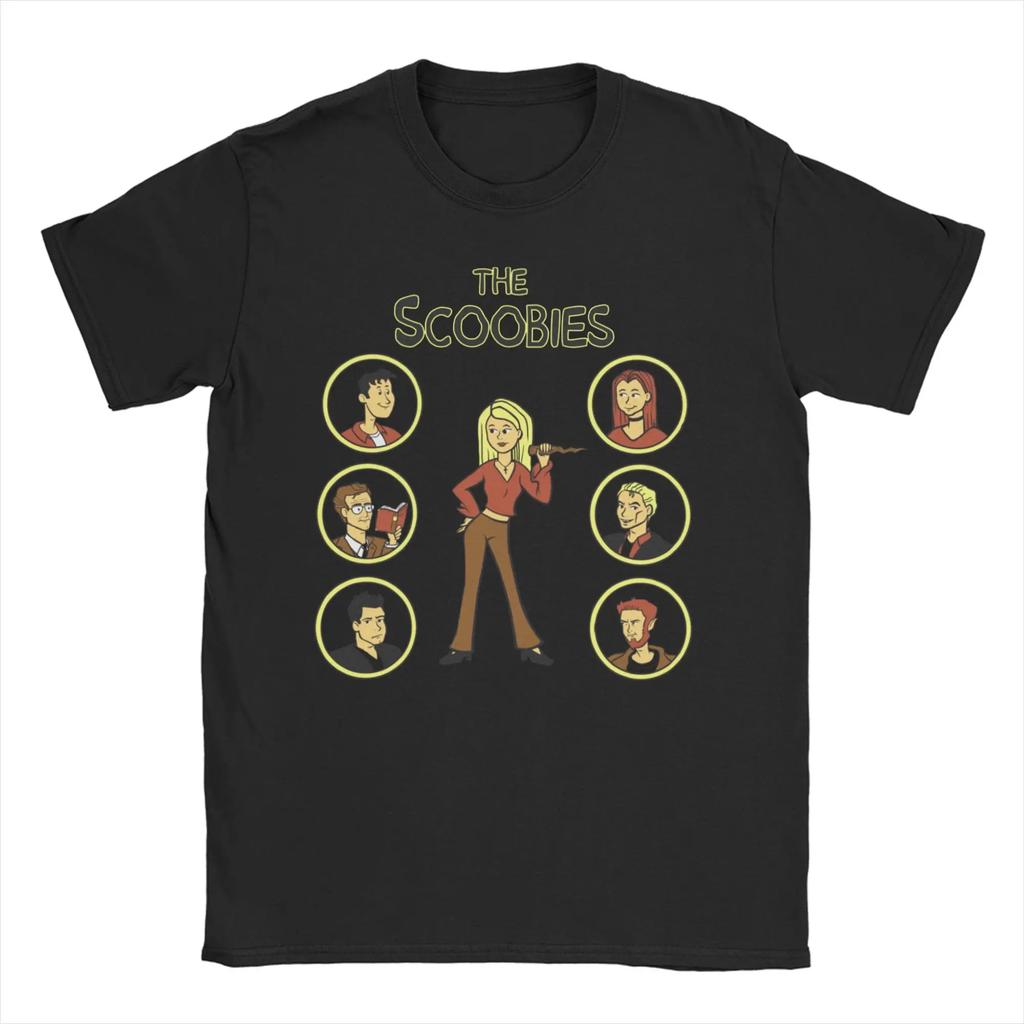 Buffy The Vampires Slayer Buffy The Vampire Slayer TShirts Unisex Women Sunnydale Slayers Cotton Tees Crewneck T Shirt Summer Tops