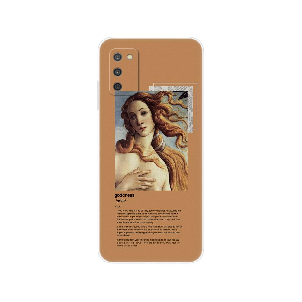 Per Samsung A03S Custodia 164,3 mm Copertura Posteriore del Telefono Su Samsung Galaxy A03s GalaxyA03s A 03s a037 Custodia Morbida Tpu Bumper in Silicone 6,5 pollici