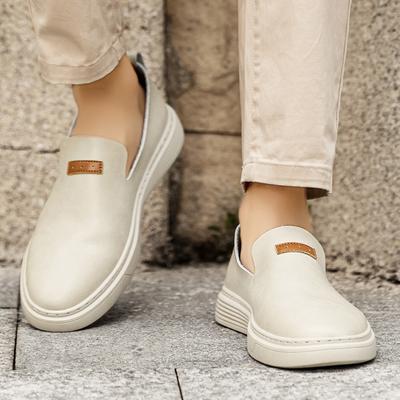 Fashion Comfortable Men's Driving Leather Loafers Men Casual Shoes Comfort Slip On Office Work Business Dating Loafers Formal Shoes