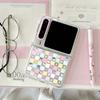Lattice Tuoge Mazi Is Suitable for Huawei POCKET2 Mobile Phone Case, Samsung Xiaomi ZFLIP6 Folding Mobile Phone Feather Yarn.