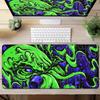 Oktopus Meeresungeheuer Punk Mauspad Groß Gamer Tastatur Schreibtischmatte Computer Gaming Matte XXL Erweitert 30x60cm Büro PC Zubehör