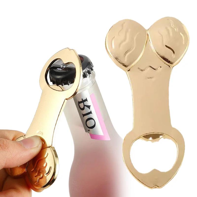 Kreativ Metall Singelfest Rolig Ölflasköppnare Praktisk Festgåva Nyhet Bar Tillbehör Personlig Gåva Köksredskap