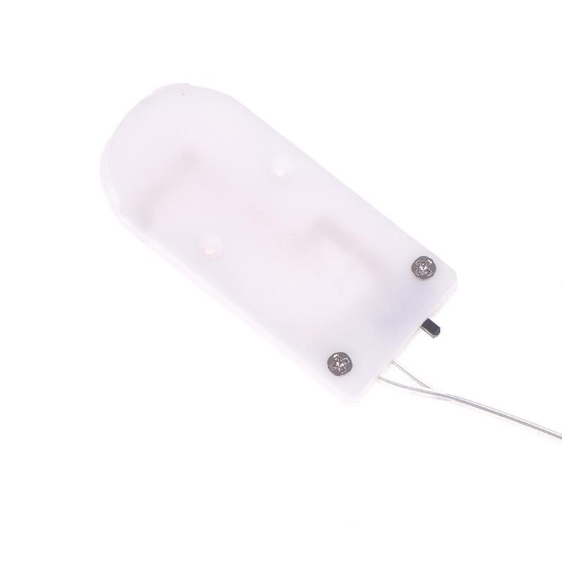10Pcs For Cr2032 Button Coin Cell Battery Holder Case Cover With On-Off Switch+10/15Cm Leads Wire Battery Box Dual Slots