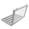 Pin Display Case Transparent Glass Soft Flocking Dustproof Pin Shadow Box for Military Medal Badge