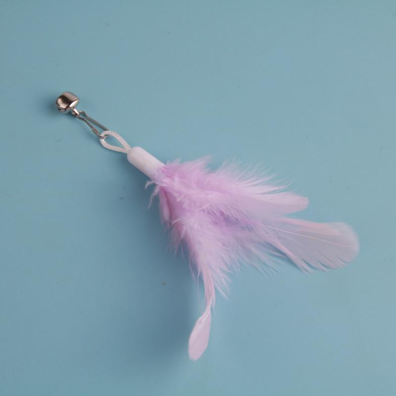 In Stock Colorful Feather Cat Teaser Headband Toy for Boredom Relief