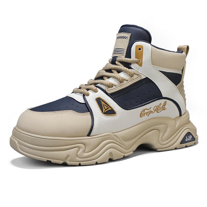 

Martin boots men s boots autumn new thick-soled wear-resistant sports tooling shoes high-top fashion casual men s shoes 44