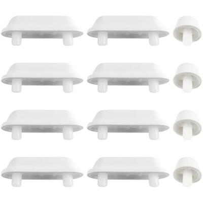 12Pcs Toilet Seat Pad Set Anti-Slip Toilet Seat Cover Foot Pads Shock-absorbing And Noise-reducing Rubber Pads Toilet Seat Acces
