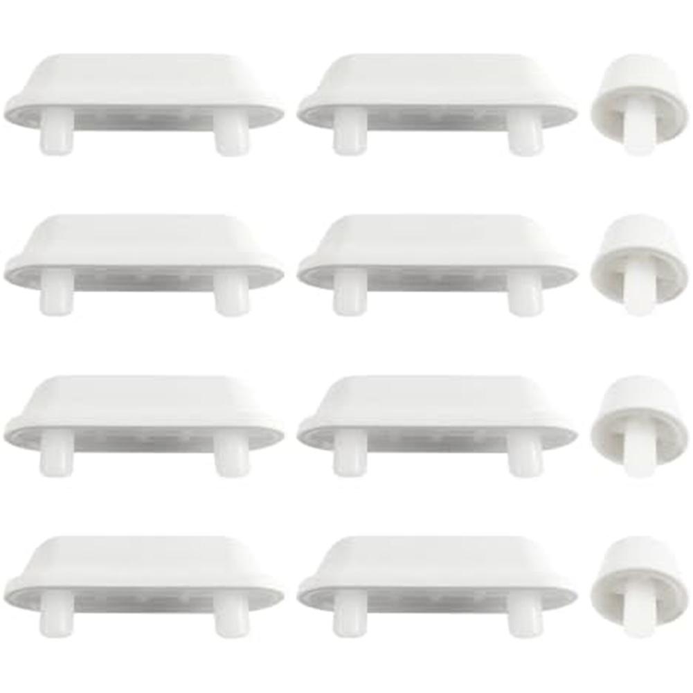 12pcs Toilet Lid Cushions Anti-Slip Gasket Toilet Seat Pad Buffers Stop Bumper Bathroom Toilet Seat Accessories