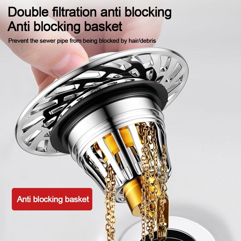 Copper Core Floor Drain Filter Mesh Anti-clog Sink Strainer  Bathroom Accessory