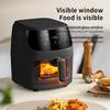 6L Smart Air Fryer with Visual Touchscreen - Large Capacity Automatic Electric Fryer & Oven for French Fries