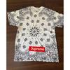 Used Supreme Bandana Pattern White L T-shirt