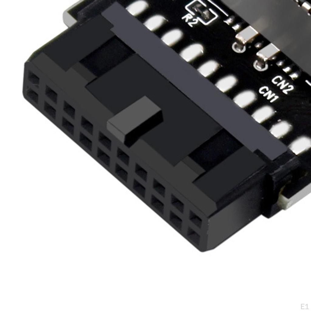 Adapter Mainboard ,PH73A Port Extension Computer Motherboard Front 24Pin USB3.0 19P/20P to